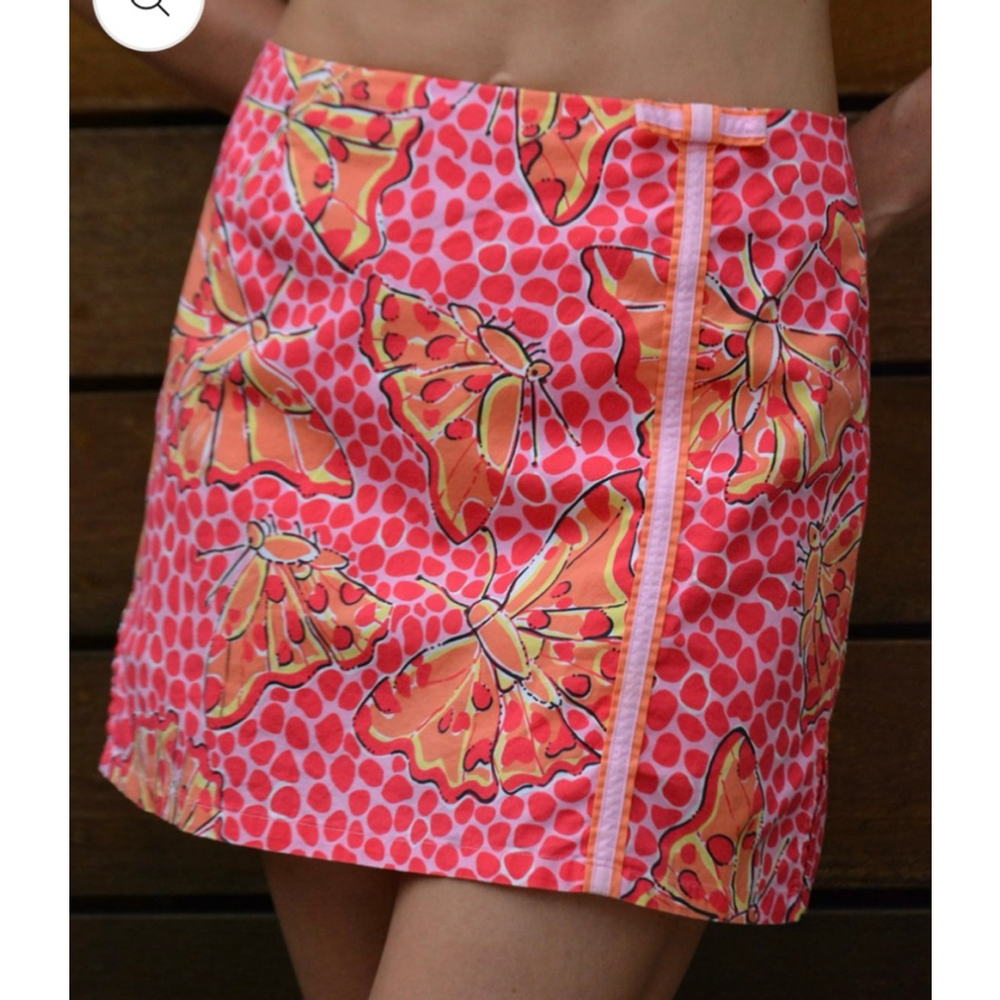 Vintage Lilly Pulitzer Butterfly Skort - size 8